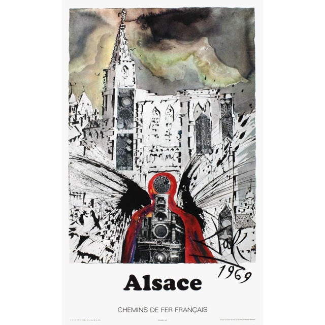 1969 Salvador Dali Alsace Poster For Sale