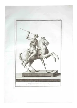 Ancient Roman Statue, 18th-Century, Original Etching