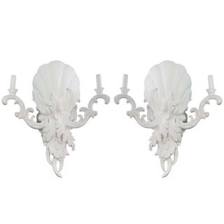 Serge Roche Style Sconces - Pair For Sale