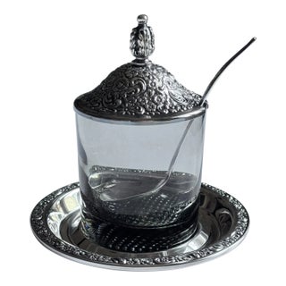 Vintage Community Silver Plated Condiment & Jelly Server For Sale