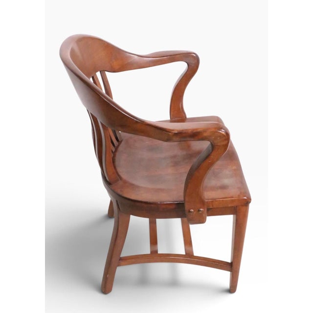 Early 20th Century Bank of England Jury Style Armchair For Sale In New York - Image 6 of 6