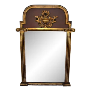 Vintage John Richard Neoclassical Design Wood Mirror
