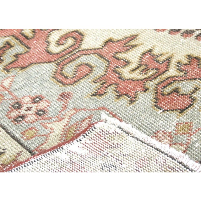 1960s Turkish Oushak Rug For Sale - Image 4 of 7