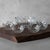 Vintage Blenko Lotus Bowl Set Clear Textured Art Glass Salad Berry - 9 pcs For Sale - Image 6 of 11