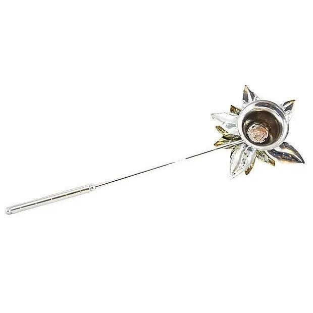 Poinsettia Candle Snuffer For Sale - Image 4 of 5