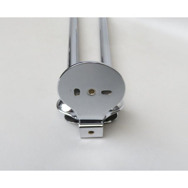 Space Age Bathroom Set in Chrome-plated Brass and Porcelain, 1970s, Set of 4 For Sale - Image 9 of 18