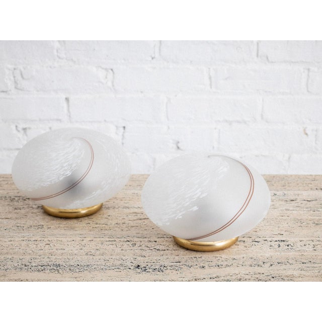 Vetri Murano "Swirl" Table Lamps, Italy 1980s, a Pair For Sale In New York - Image 6 of 9