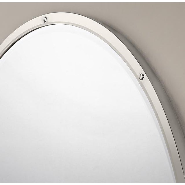 Restoration Hardware Round Bistro Mirror Chairish