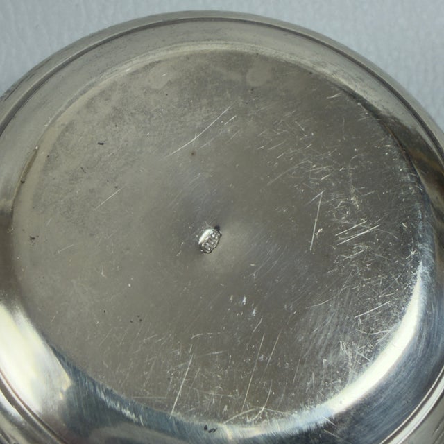 Small Bucket in 800 Silver with Vermeil Interior and Floral Theme For Sale - Image 9 of 12