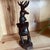 Iron Wood Hand Carved Sculpture of a Yaqui Deer Dancer, or Danza Del Venado Mid-Century Modern For Sale - Image 4 of 10