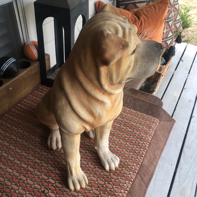 Plaster Dog Man's Best Friend For Sale - Image 9 of 10