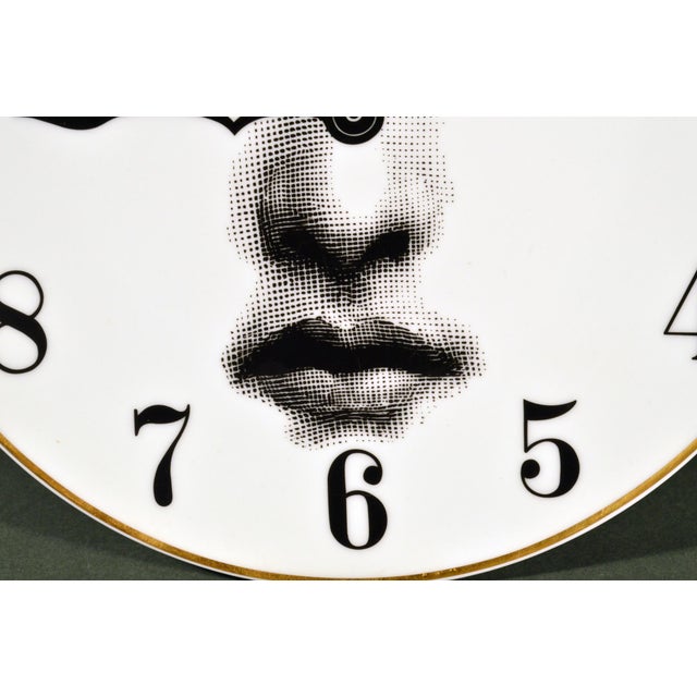 The Face of Time: Fornasetti’s Enigmatic Muse Germany, circa 1980–1989 This striking porcelain plate, produced by the...