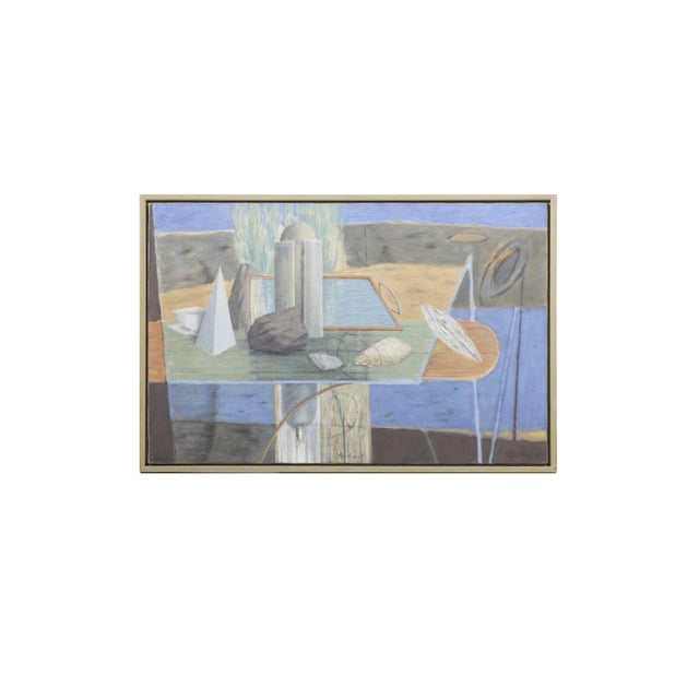 Mário Américo, Abstract Composition, 1988, Oil Painting on Canvas For Sale - Image 6 of 6