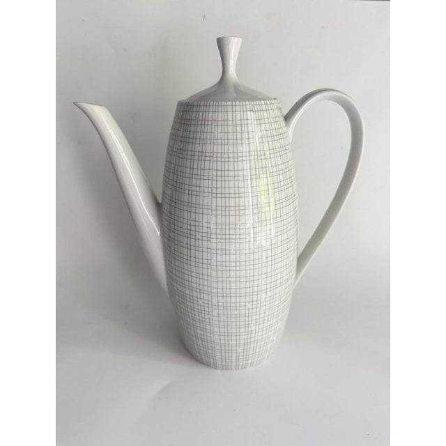 1960s Form 2025 Filigran Coffee Pot by Heinrich Löffelhardt for Arzberg, 1981 For Sale - Image 5 of 5