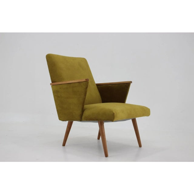 Beech Armchair, Czechoslovakia, 1960s For Sale - Image 3 of 10
