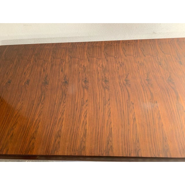 Wood Art Deco Rosewood Burl Table, Italy, 1930s For Sale - Image 7 of 13