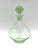 Antique Uranium Glass Carafe with Stopper, 1890s For Sale - Image 11 of 17