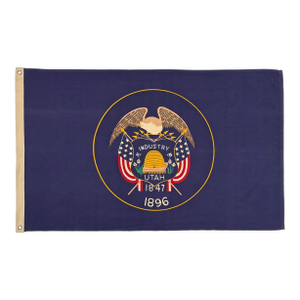 Vintage Cotton State Flag of Utah