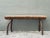 Vintage Split Log Bench For Sale - Image 4 of 12