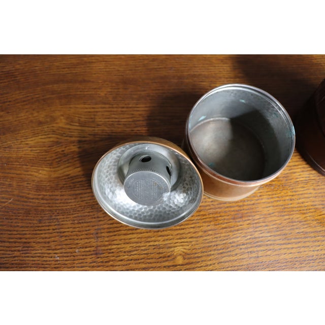 Brigg's Smoking Tobacco Wooden Barrel Humidor With Metal Liner For Sale - Image 11 of 12