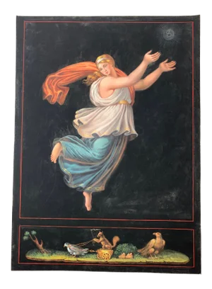 Engraving After Raphael Sanzio "Hours of Day and Night" "Ora Seconda DI Giorno"