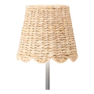 Poldina Wicker Shade - For Poldina L - Scalloped Water Hyacinth For Sale