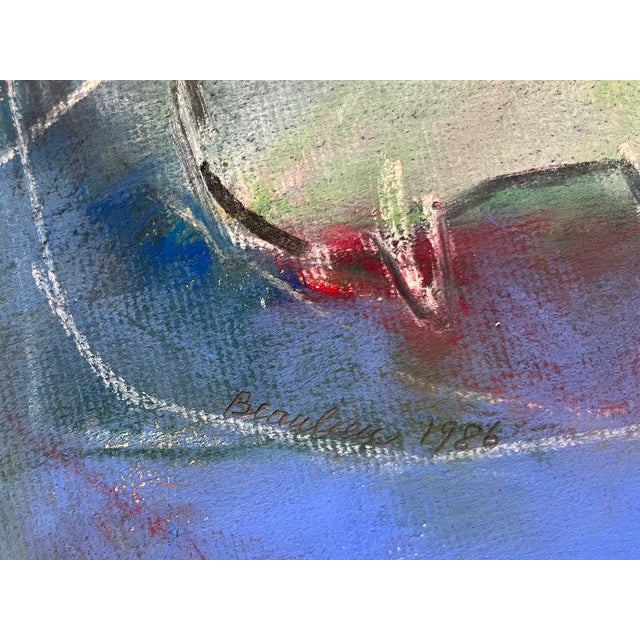 Artist: Beaulieu 1950 – 2019 Country: American artist, USA Title: Shepherd of the Hills Medium: Pastel Painting on paper...