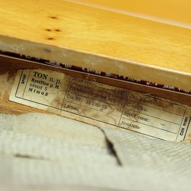 Mid-Century Armchair from TON, Czechoslovakia, 1960s For Sale - Image 9 of 17