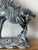 Vintage Cast Concrete Tang Horse For Sale In West Palm - Image 6 of 12