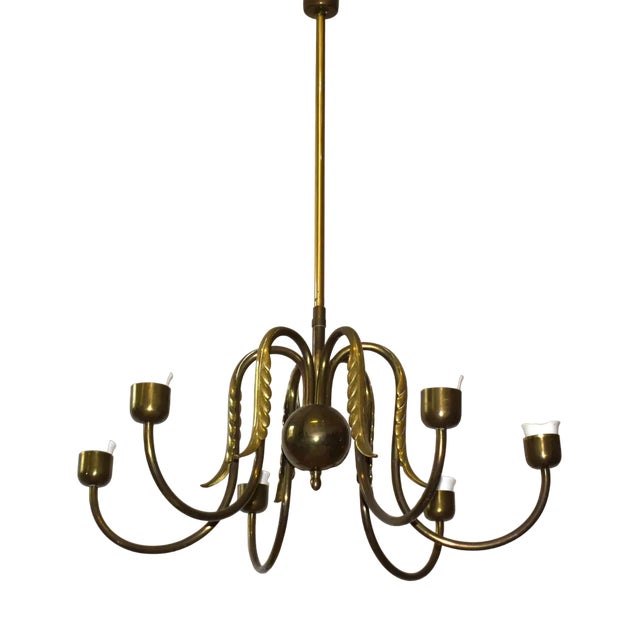 Viennese Modern Chandelier by Josef Frank, 1920s For Sale