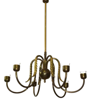 Viennese Modern Chandelier by Josef Frank, 1920s