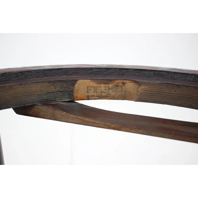 Wooden Stool from Fischel, 1910s For Sale - Image 6 of 9