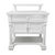 Elegant pair of white painted nightstands featuring a clean, classic design with refined details. Each table offers a...