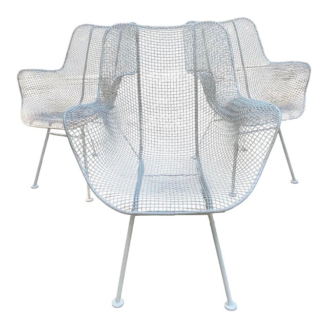 Woodard Sculptura Arm Chairs - Set of 3 For Sale
