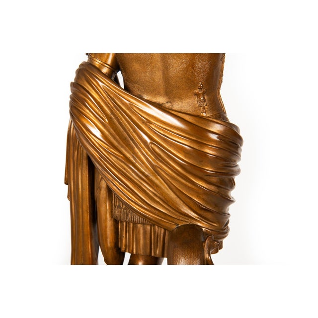 Fine Italian Grand Tour Bronze Sculpture of Augustus Prima Porta by Boschetti For Sale - Image 11 of 18