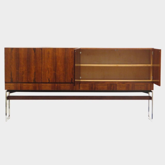 Mid-Century Modern Vintage Sideboard in Rosewood, 1960s For Sale - Image 3 of 8