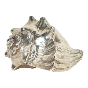Mid Century Italian Sterling Coated Seashell by Federico Buccellati