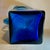 Blue Vintage Morgantown Glass #9844 Swirl Blue Brutalist Art Glass Pitcher - 11” For Sale - Image 8 of 12