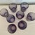 Mid-Century Modern Vintage Pasabache Circleware Amethyst Cocktail Glasses, Set of 8 For Sale - Image 3 of 5