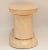 Tessellated Fossil Stone, Split Pencil Reed, and Brass Accent Table For Sale - Image 4 of 9