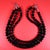 **Elegant Three-Strand Faceted Black Onyx Necklace** Add a touch of timeless sophistication to your jewelry collection...