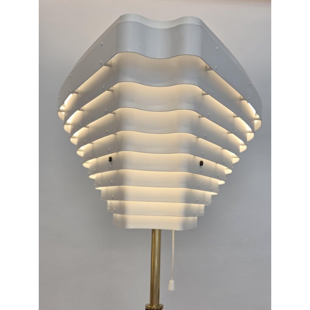 Vintage Angel Wing A805 Floor Lamp by Alvar Aalto for Valaisinpaja, Finland, 1980s For Sale - Image 6 of 12