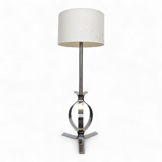 Space Age Chrome Floor Lamp, 1960s For Sale