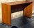 Scandinavian Danish Modern Teak Rolling Desk with removable wheels. Measures 42" in width, 16" in depth and 26" in height....