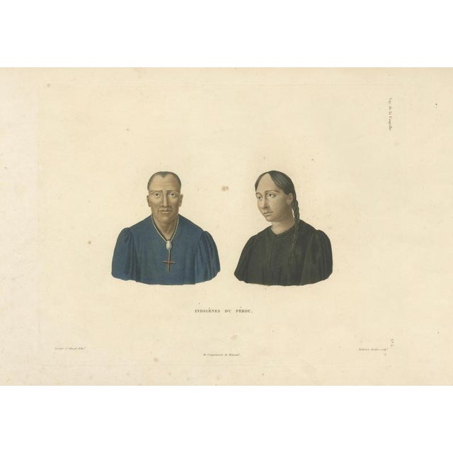 Indigenous People of Peru, 1828, Paper For Sale - Image 3 of 9