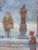 Glass Joseph Otto Flatter, Walk in the Park, 1960s, Watercolor on Paper, Framed For Sale - Image 7 of 13