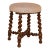 19th Century French Oak Upholstered Stool For Sale