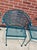 Mid-Century Modern 1960s Woodard Wrought Iron Patio Radar Atomic Set Table 4 Chairs, Attributed For Sale - Image 3 of 11