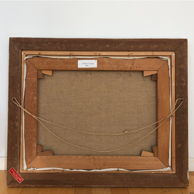 Jules Robert Chatelain, La Drize de Troinex, Genève, 1963, Oil on Canvas, Framed For Sale - Image 8 of 10