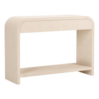 Hythe Shagreen Rounded Console For Sale